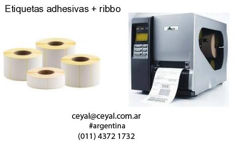 Etiquetas adhesivas   ribbo