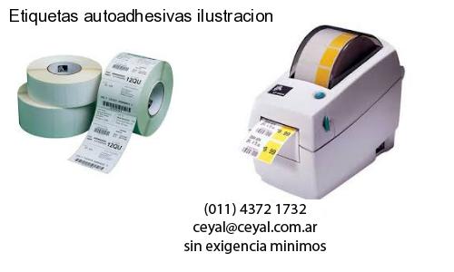 Etiquetas autoadhesivas ilustracion
