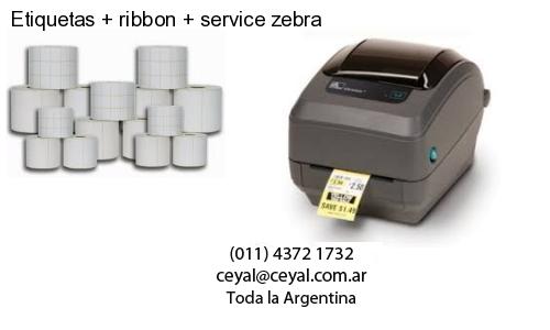 Etiquetas   ribbon   service zebra