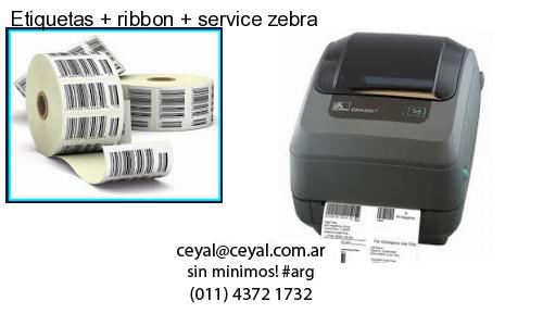 Etiquetas   ribbon   service zebra