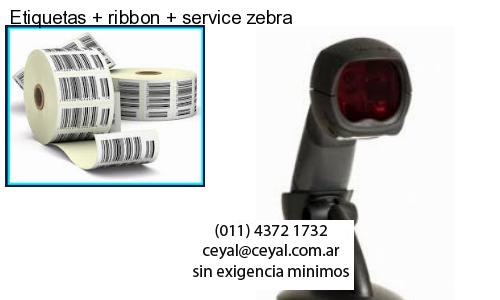 Etiquetas   ribbon   service zebra