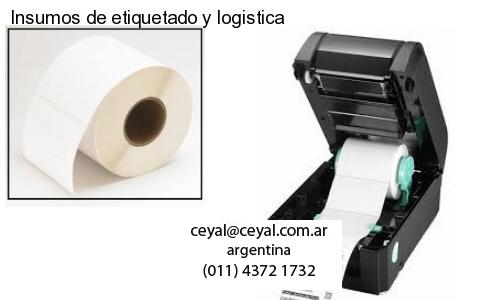 Insumos de etiquetado y logistica