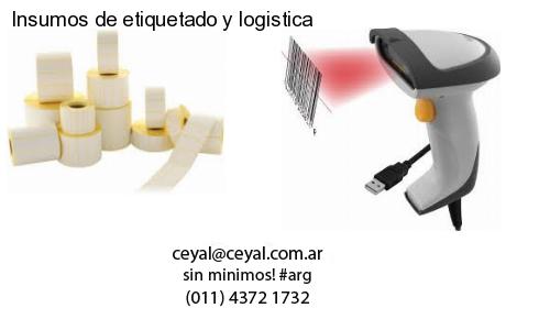 Insumos de etiquetado y logistica
