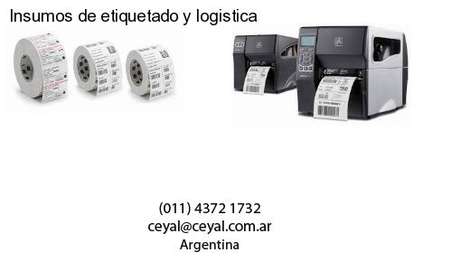 Insumos de etiquetado y logistica