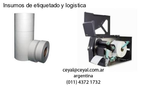 Insumos de etiquetado y logistica