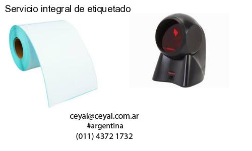 Servicio integral de etiquetado