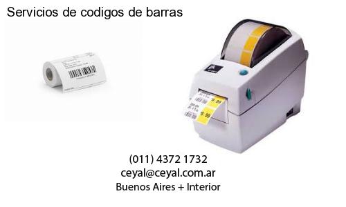Servicios de codigos de barras
