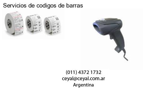 Servicios de codigos de barras
