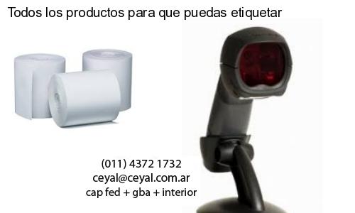 Todos los productos para que puedas etiquetar