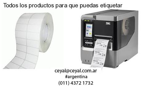 Todos los productos para que puedas etiquetar