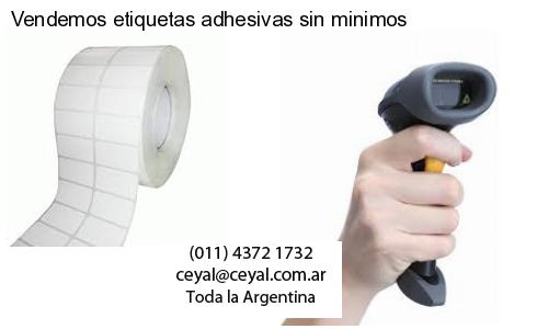 Vendemos etiquetas adhesivas sin minimos