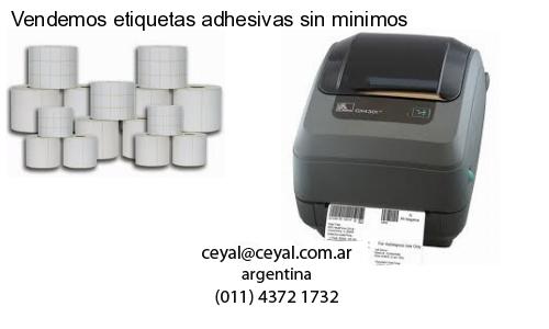 Vendemos etiquetas adhesivas sin minimos
