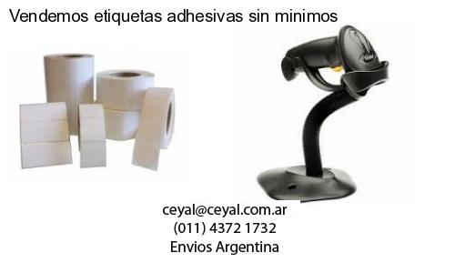 Vendemos etiquetas adhesivas sin minimos