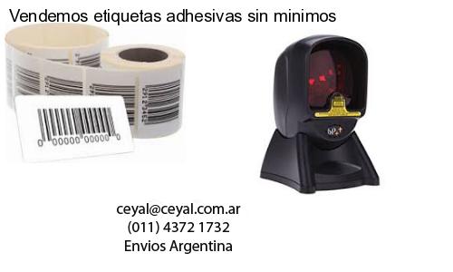 Vendemos etiquetas adhesivas sin minimos