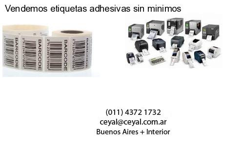 Vendemos etiquetas adhesivas sin minimos