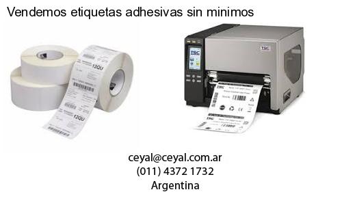 Vendemos etiquetas adhesivas sin minimos