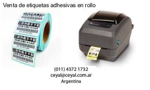 Venta de etiquetas adhesivas en rollo