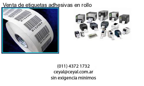 Venta de etiquetas adhesivas en rollo