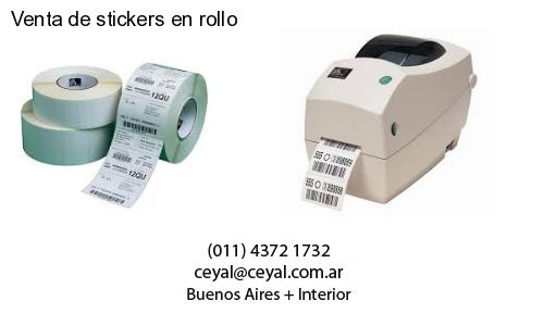 Venta de stickers en rollo