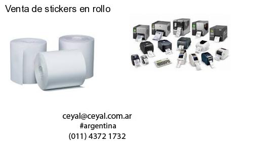 Venta de stickers en rollo