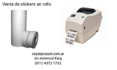 Venta de stickers en rollo