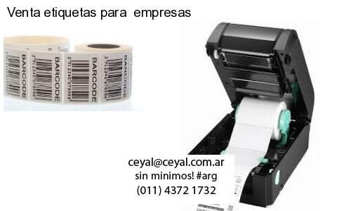 Venta etiquetas para  empresas