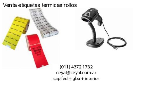 Venta etiquetas termicas rollos