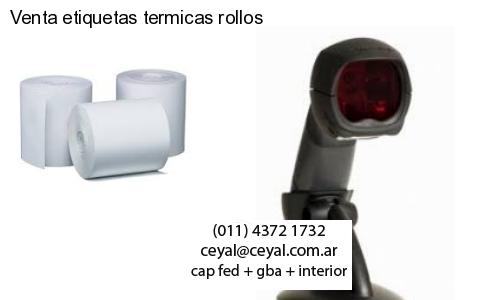 Venta etiquetas termicas rollos