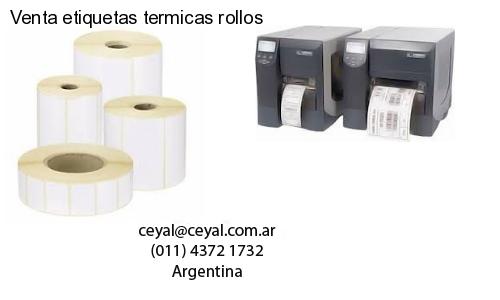 Venta etiquetas termicas rollos