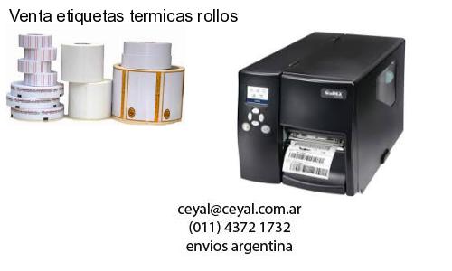 Venta etiquetas termicas rollos