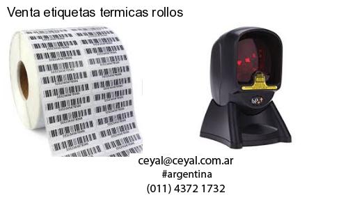 Venta etiquetas termicas rollos