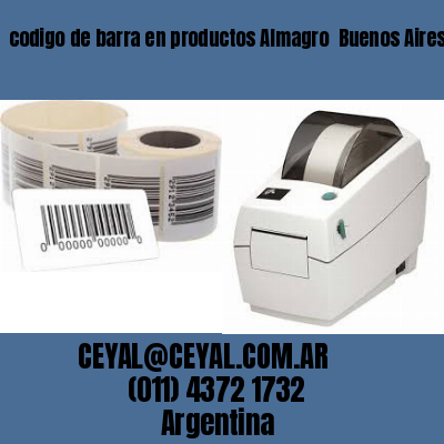 codigo de barra en productos Almagro  Buenos Aires