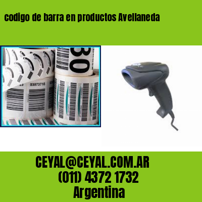 codigo de barra en productos Avellaneda