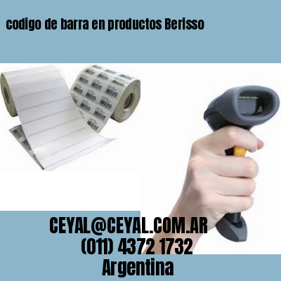 codigo de barra en productos Berisso