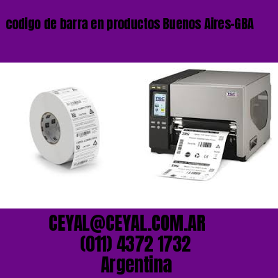 codigo de barra en productos Buenos Aires-GBA