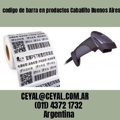 codigo de barra en productos Caballito Buenos Aires