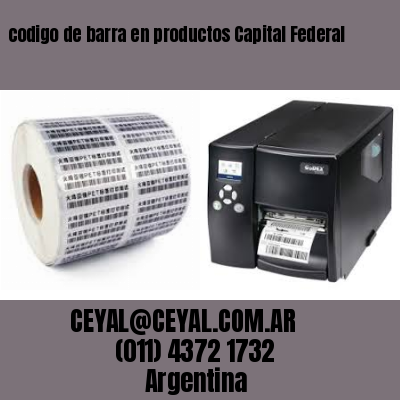 codigo de barra en productos Capital Federal