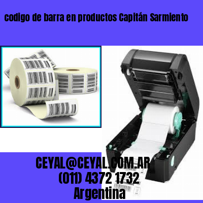 codigo de barra en productos Capitán Sarmiento