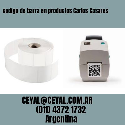 codigo de barra en productos Carlos Casares