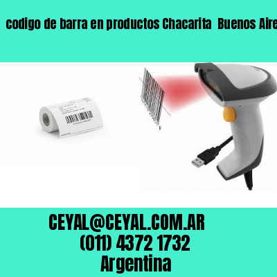 codigo de barra en productos Chacarita  Buenos Aires
