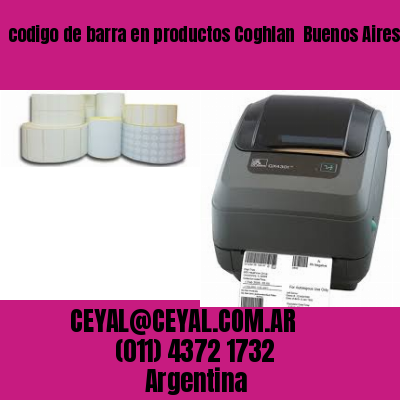 codigo de barra en productos Coghlan  Buenos Aires