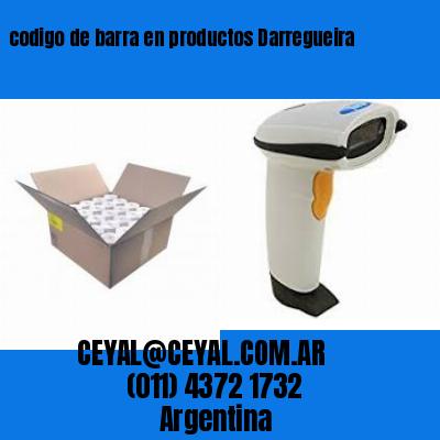 codigo de barra en productos Darregueira