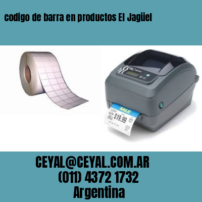 codigo de barra en productos El Jagüel