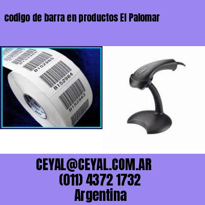 codigo de barra en productos El Palomar