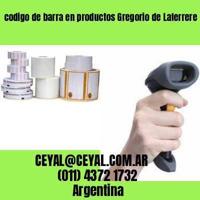 codigo de barra en productos Gregorio de Laferrere