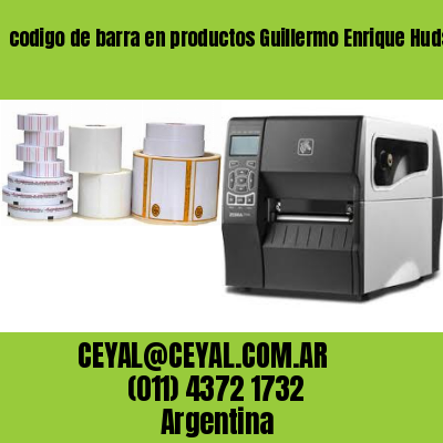 codigo de barra en productos Guillermo Enrique Hudson
