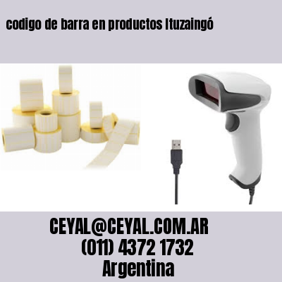 codigo de barra en productos Ituzaingó
