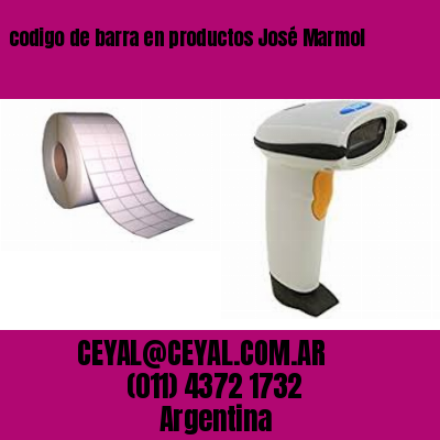 codigo de barra en productos José Marmol