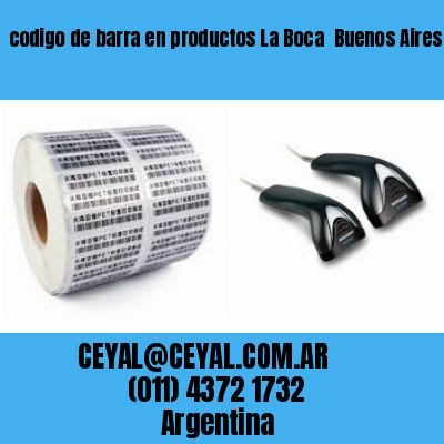codigo de barra en productos La Boca  Buenos Aires