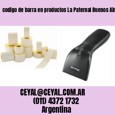 codigo de barra en productos La Paternal Buenos Aires
